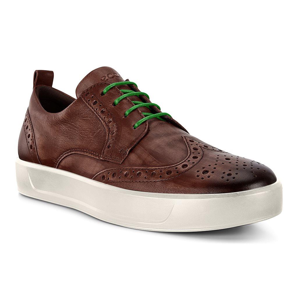 Baskets Ecco Soft 8 Homme Marron 4102-IWOGS